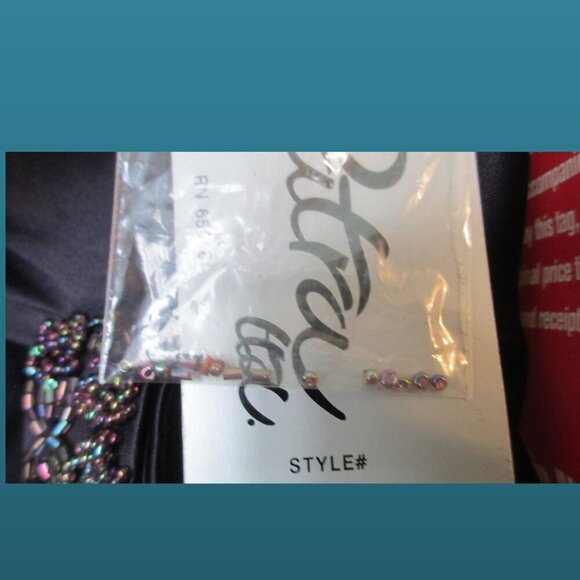 Patra Gown Women's Draped Full-Length Gown 10 Purple Back Zipper Closure + - Picture 6 of 10